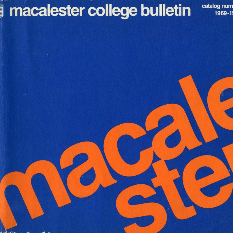1969-1970 college catalog cover